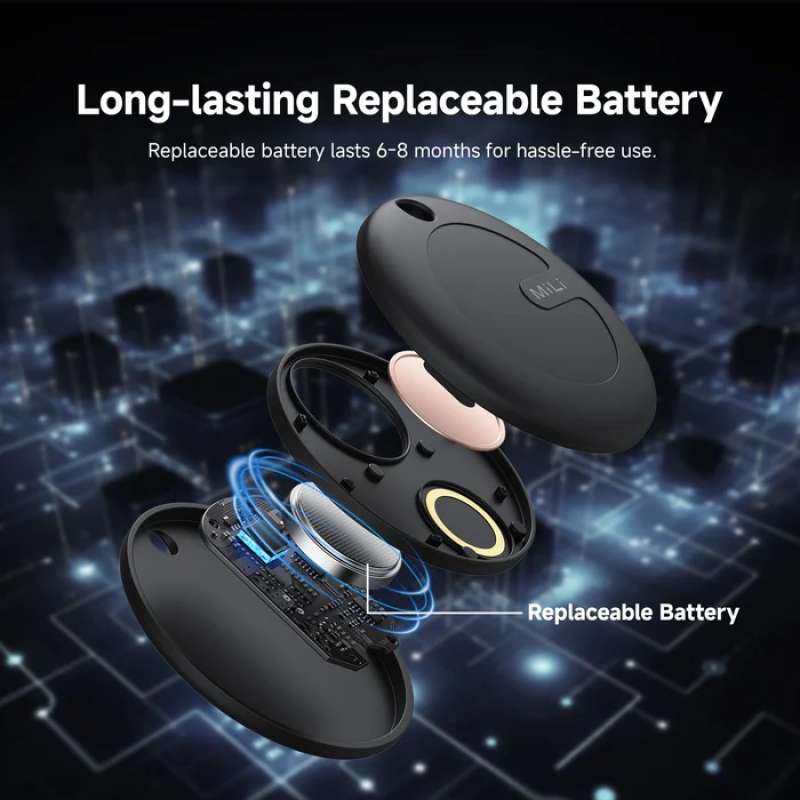 MiLi MiTag Go Smart Finder for Android Bluetooth Tracker Location Finder  Work with Google Find My Device