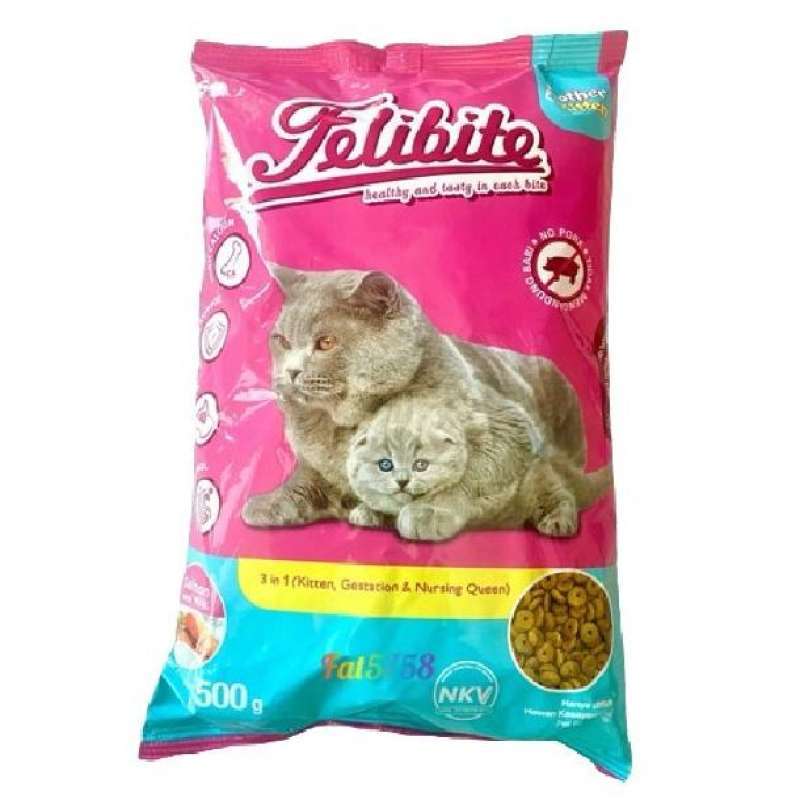 Felibite Mother and Kitten Dryfood 500gr frespack makanan kucing kering