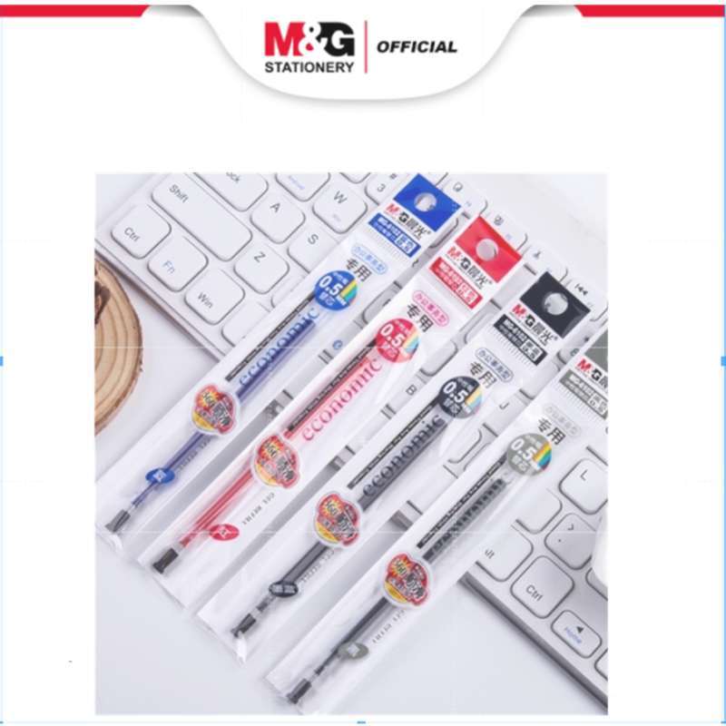 M&G [BUNDLE] Isi Gel Pen refill Stick Gel Pen Focus Gel  Pulpen Gel Tip Retractable Ballpoint Expert Barrel Tip