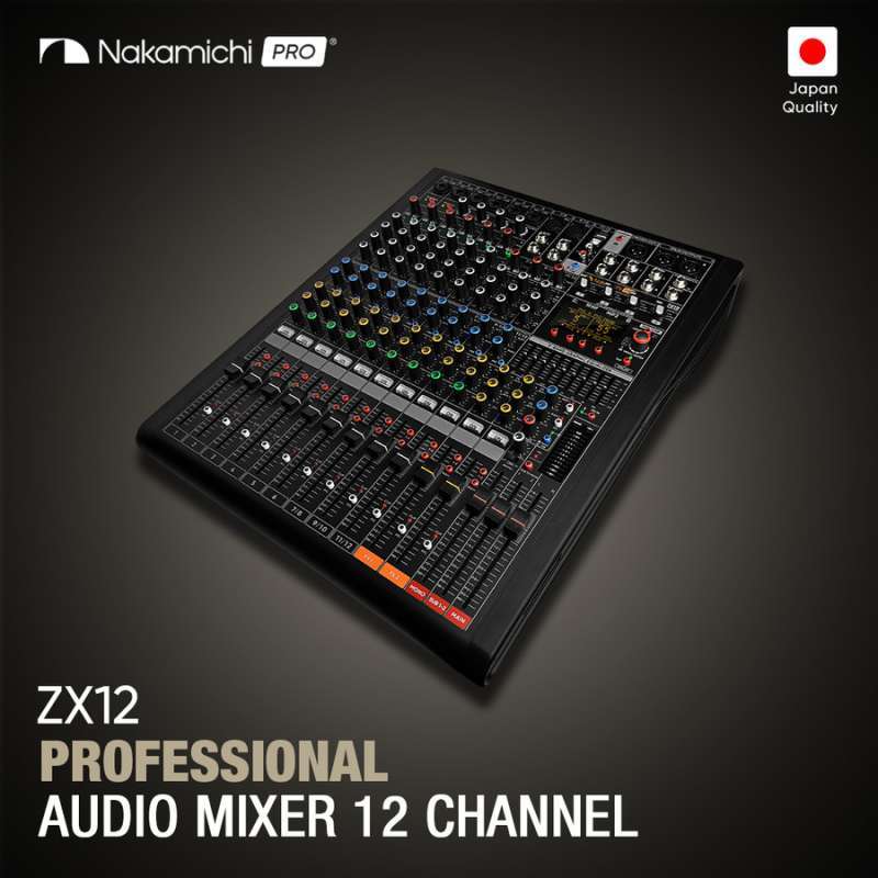 Jual Nakamichi Zx12 / Zx 12 / Zx-12 Professional Audio Mixer 12