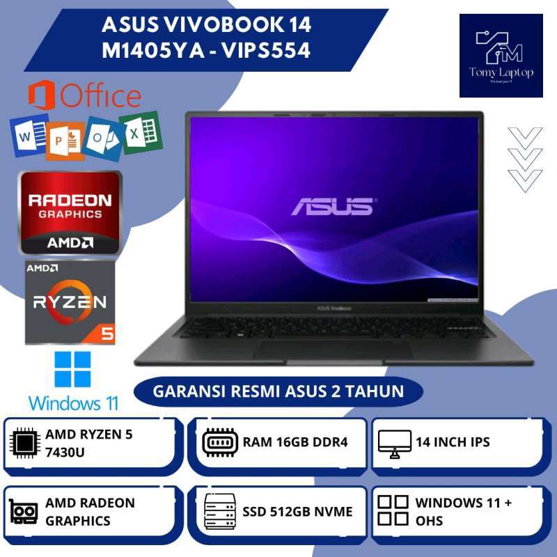 Amd Ryzen Asus Notebook 16gb Ram LAPTOP BARU ASUS VIVOBOOK 14