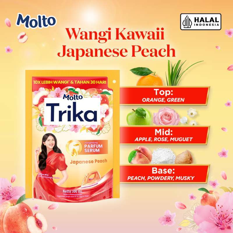 Promo [beli 2 Dapat 3] Molto Trika Pelicin Dan Pewangi Pakaian All ...