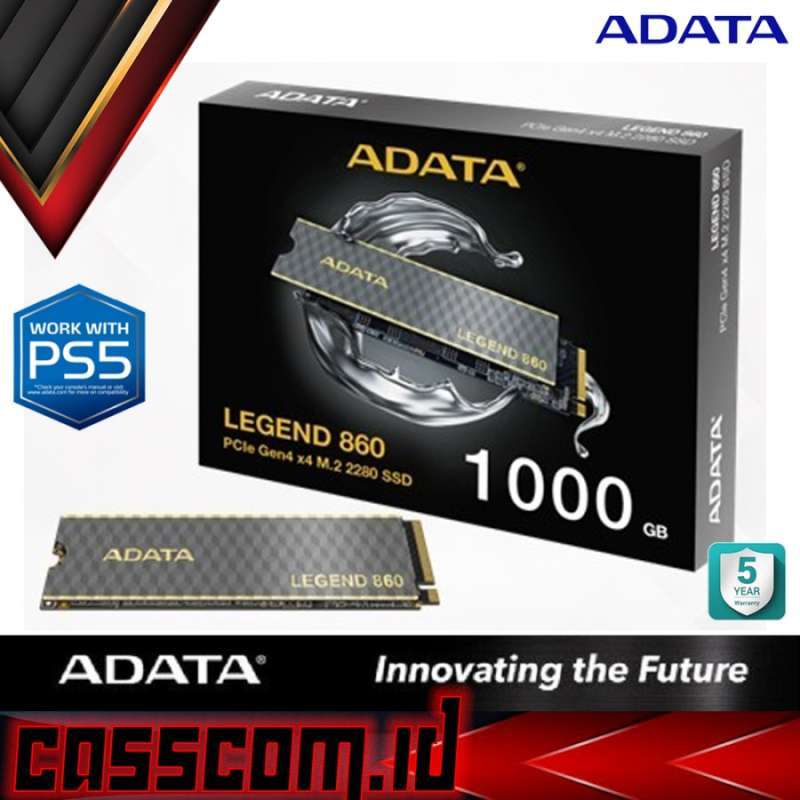 Jual Ssd Adata Legend 860 1tb - Ssd M.2 Nvme Pcie Gen 4x4 Di