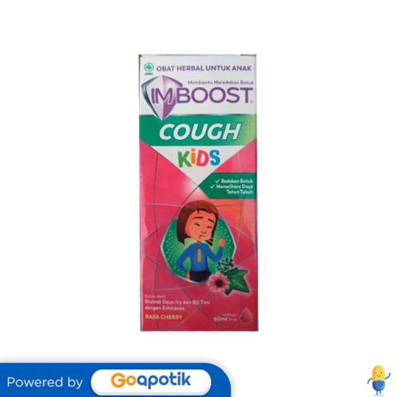 Jual Imboost Cough Kids Syrup Rasa Cherry 60 Ml Di Seller Apotek Aiman ...