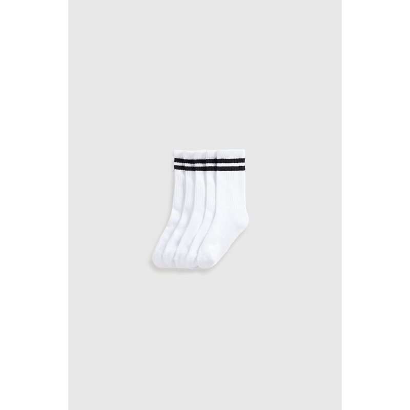 Promo Mothercare White Sports Socks Pack Kaos Kaki Anak Laki