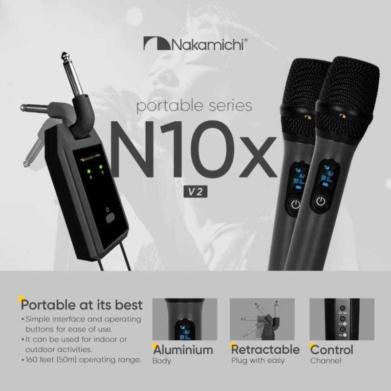 Nakamichi N10x v2 N 10x v2 Microphone Wireless 2025