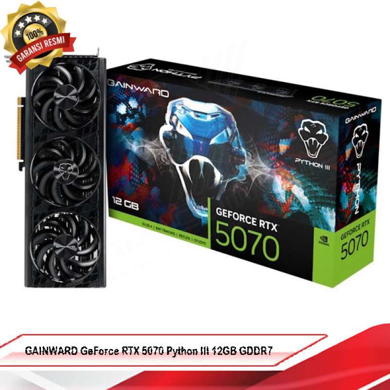 GAINWARD GeForce RTX 5070 Python III NVIDIA GeForce RTX 5070搭載
