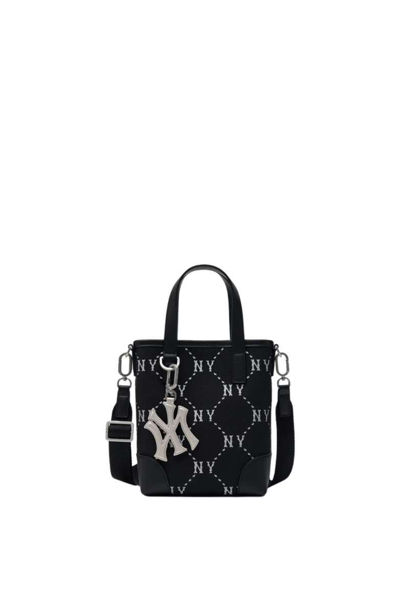 Promo Mlb Korea Dia Monogram Jacquard Mini Cross Bag - Ny
