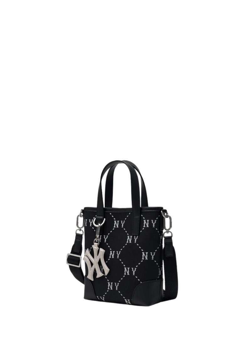 Promo Mlb Korea Dia Monogram Jacquard Mini Cross Bag - Ny