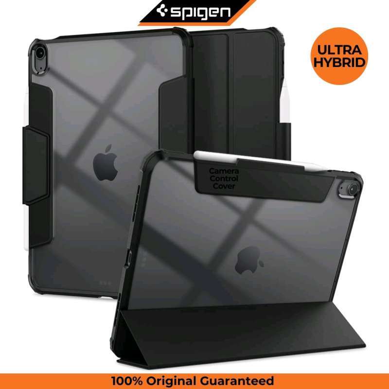 Case iPad Air M3 M2 M1 2020 2022 2024 Spigen Ultra Hybrid Pro Clear  Slim Folio Flip Anti Crack Casing Cover