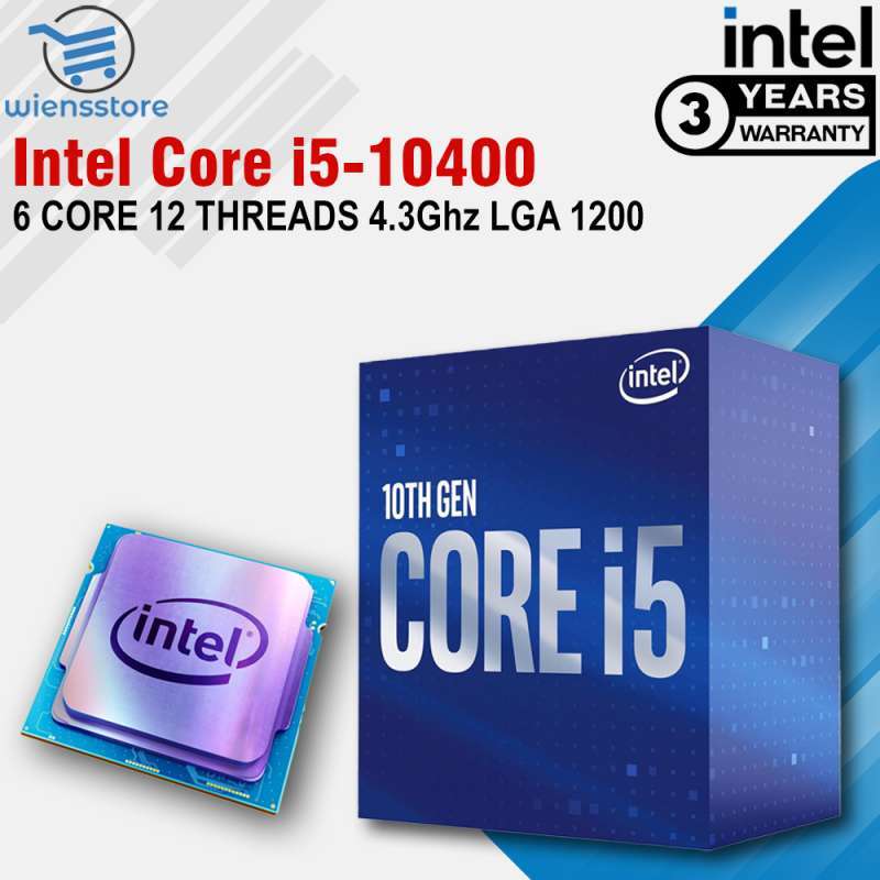 Jual Intel Core I5-10400 Up To Cache 12 Mb Lga