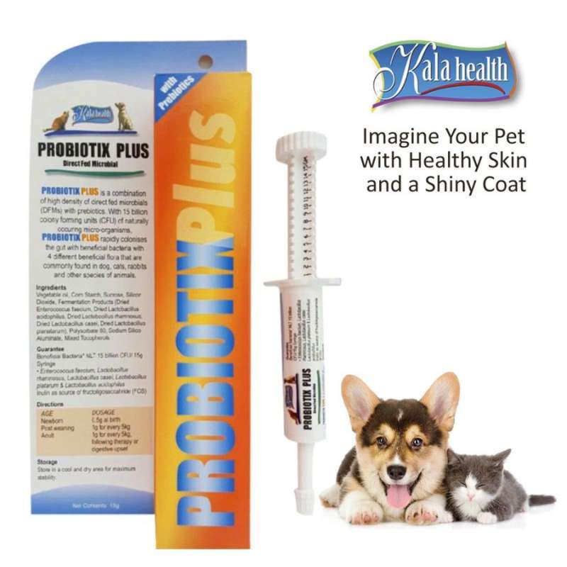 Jual Kala Health Probiotix Plus 15 Gr Probiotic For Pets Dog Cat Rabbit ...