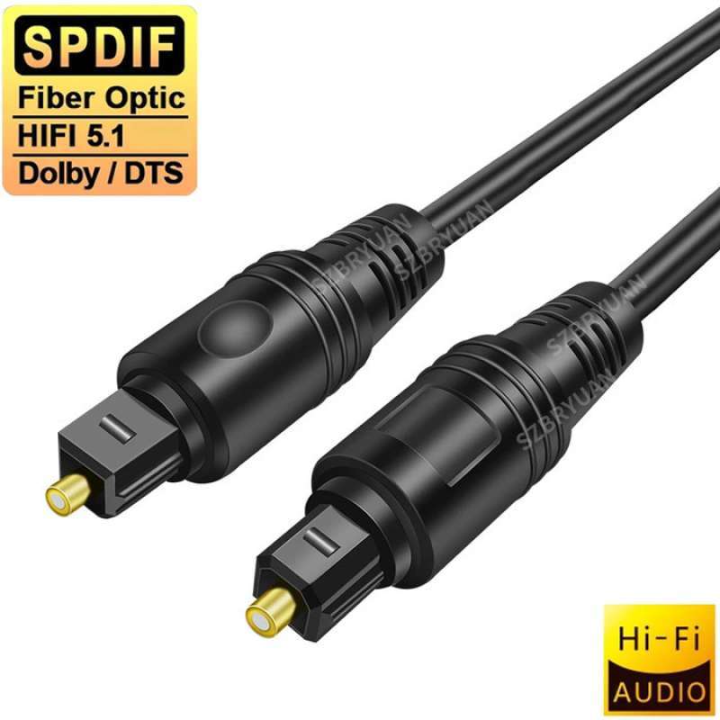Promo Digital Optical Audio Toslink Cable M Hifi Spdif Coaxial