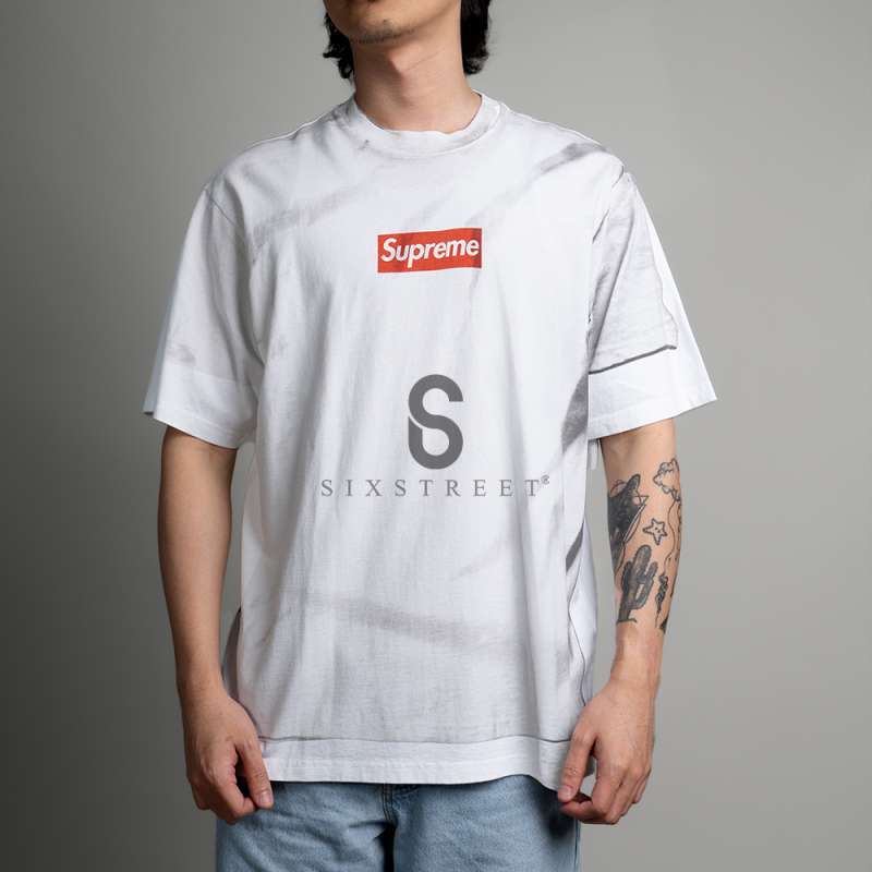 LBJ様　Supreme MM6 Maison Margiela Box Log Supreme MM6 Maison Margiela Foil Box Logo Hooded Sweatshirt Black