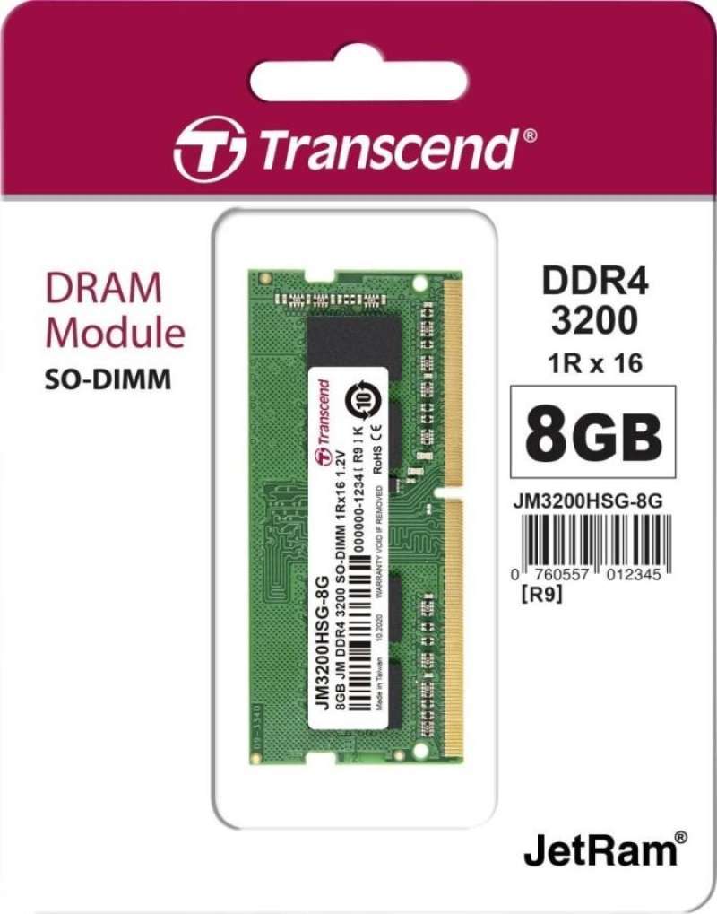 Adata Ddr4 3200mhz 16gb SDRAM GB DDR4 3200 SODIMM TRANSCEND, Model