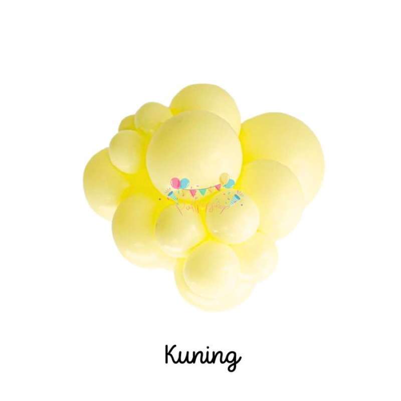 Promo Balon Latex Pastel 12 Inch Isi 30 Pcs Biru Kuning Merah Pink ...