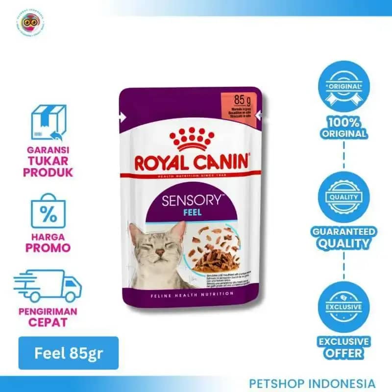 Promo Royal Canin Sensory Pouch 85gr Cat Wet Food Makanan Basah