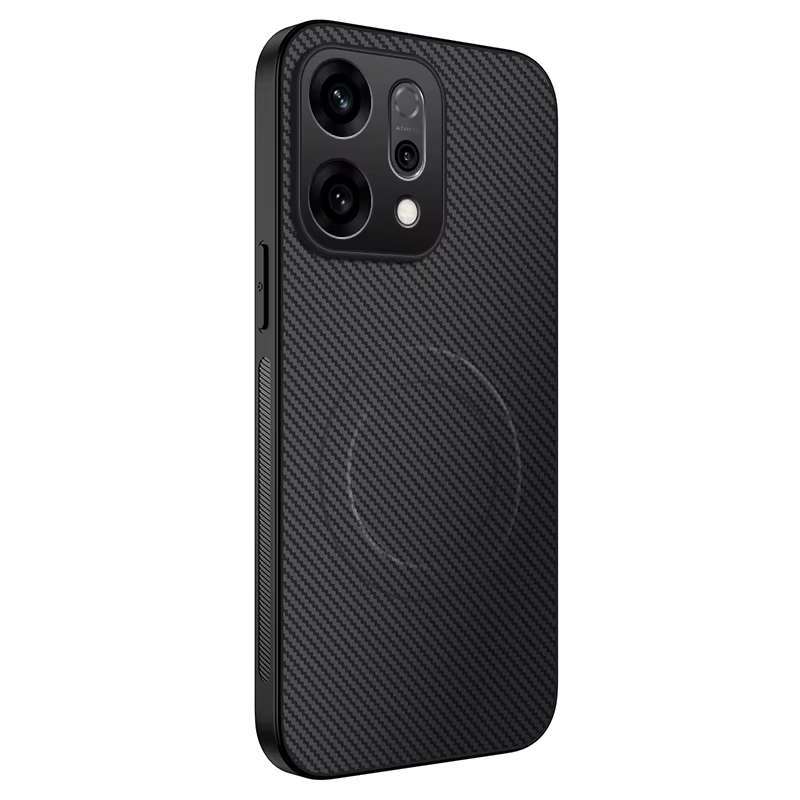 Magnetic Case for OPPO RENO 14 14 PRO 14F 5G Skin-feel Carbon Fiber  Textured Magsafe Cover