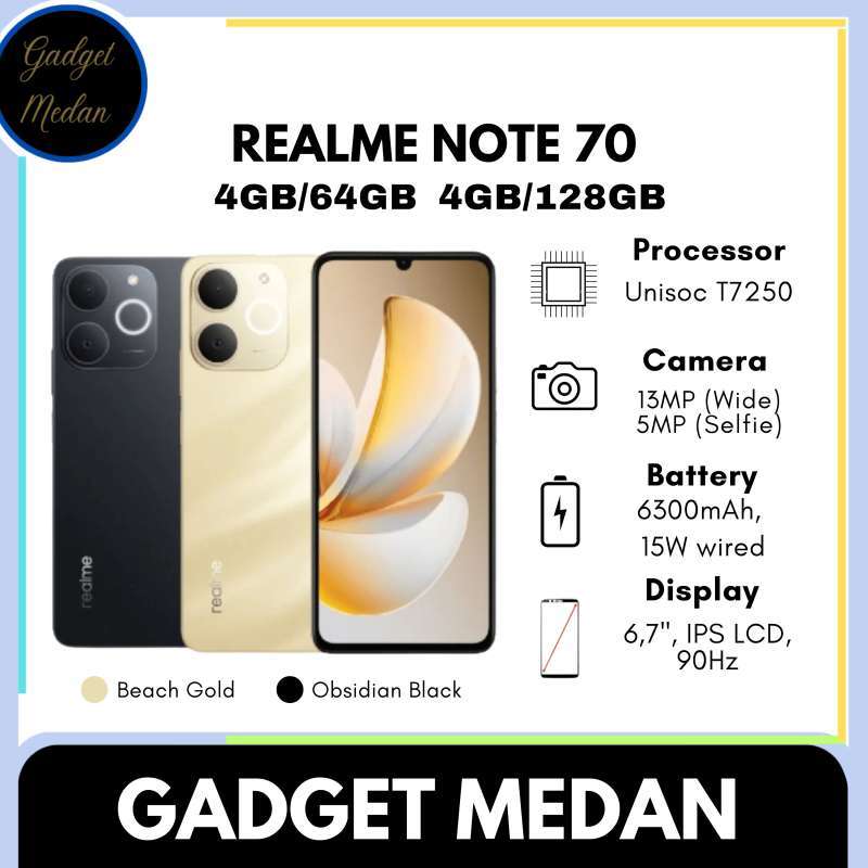 realme Note 70T ゴールド 4GB/256GB realme Note 70T 4GB+256GB 金色 Realme Note 70T, 4GB/256GB