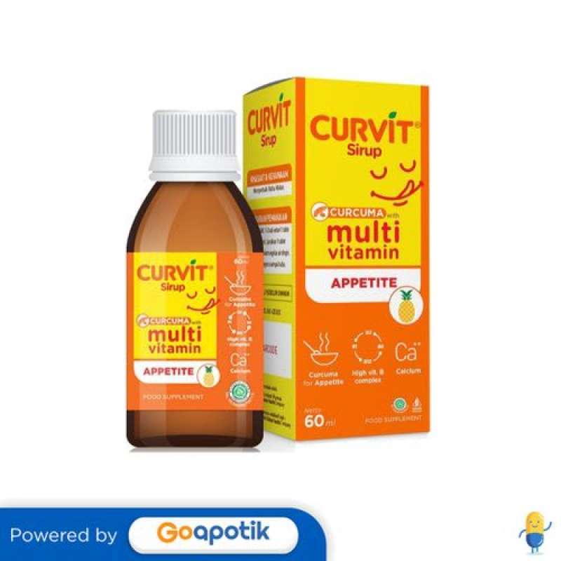 Jual Curvit Syrup Isi 60 Ml Botol Di Seller Apotek Ifarma Buduk - Buduk ...
