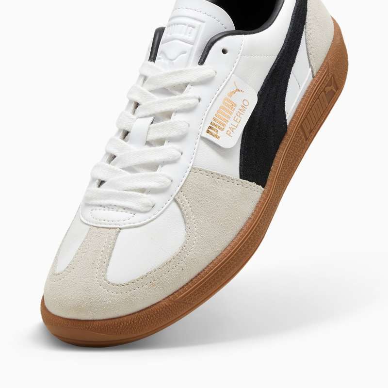 Jual Puma Palermo Lth White-vapor Gray Sneakers 39646401 / 262 Di ...