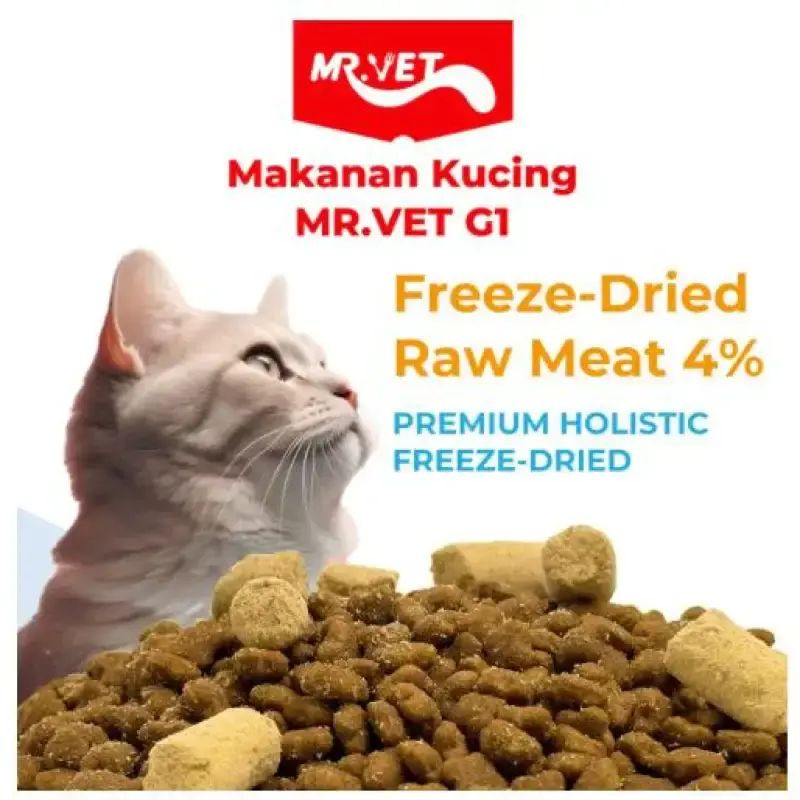 Jual Mrvet Holistic Grain Free Tuna 50g - Mr Vet Makanan Kucing Kering ...