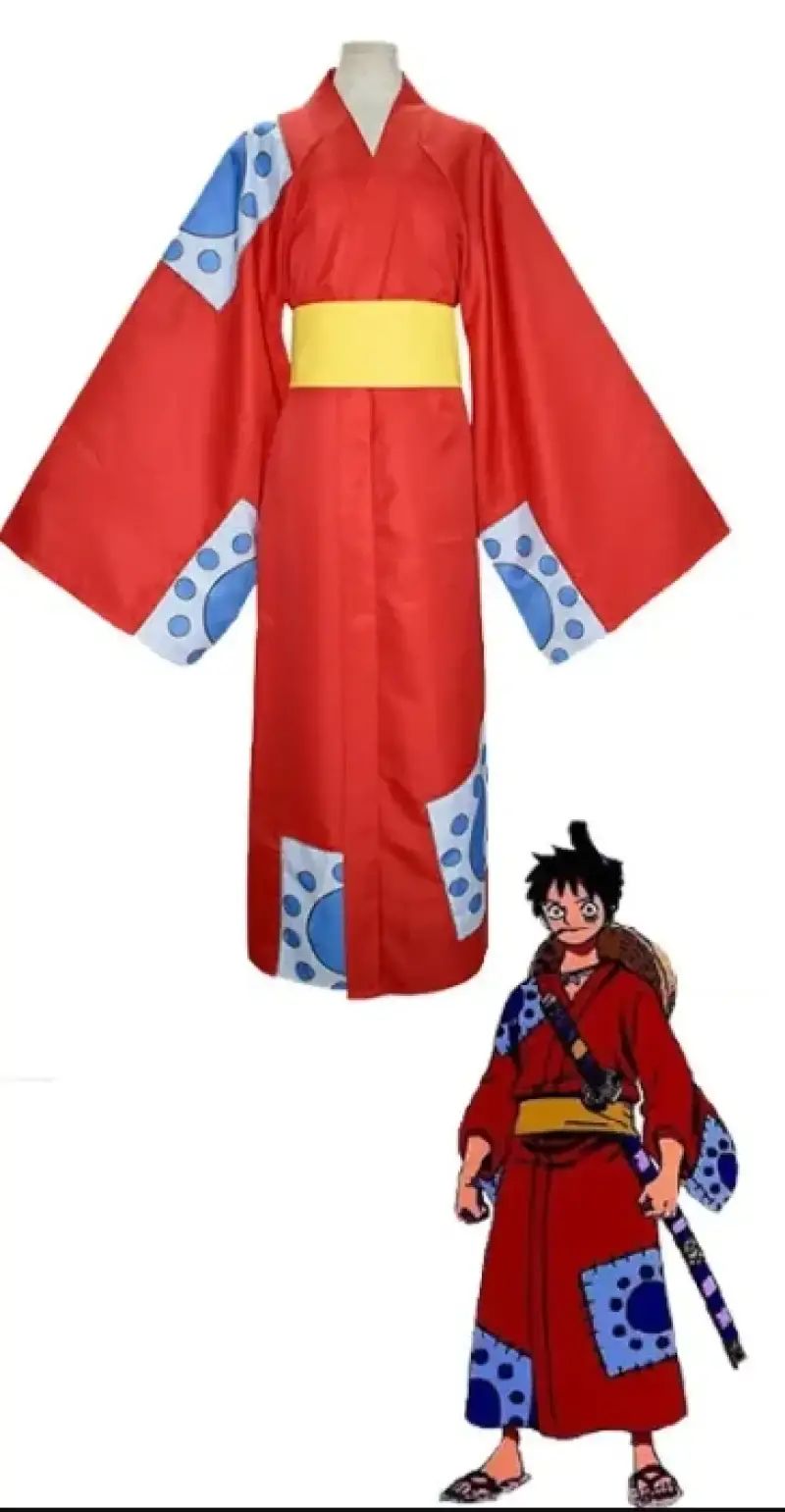 Jual Kostum One Piece Model Kimono Merah Unik Untuk Cosplay ...