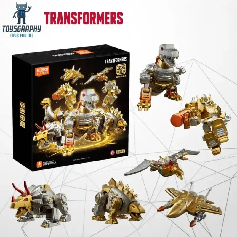 Blokees Transformers Gold Series 3 Kit de modélisme Dinobot Desertion Édition limitée Blokees Transformers Gold Series 3 Kit de modélisme Dinobot Desertion Édition limitée
