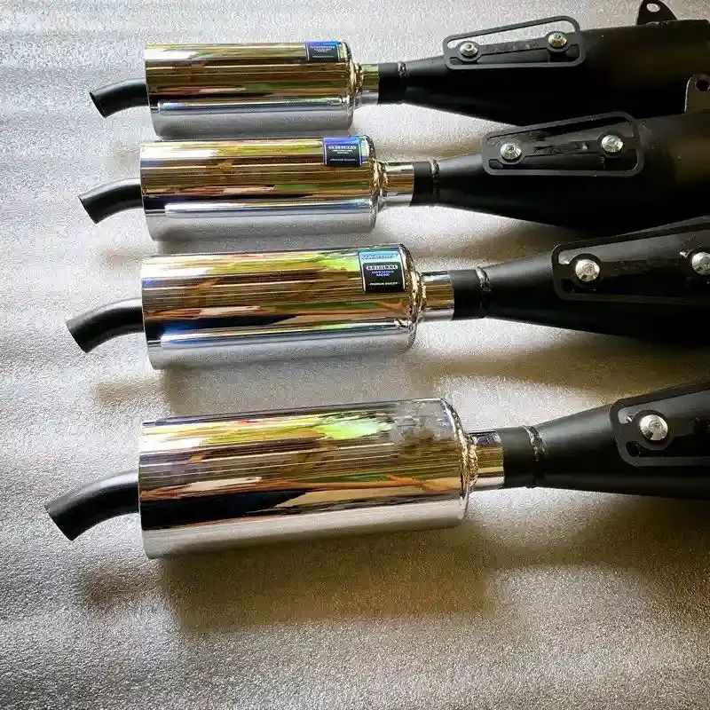 Jual Knalpot Standar Racing Yamaha Alfa Leher Sirip Prepet Original ...