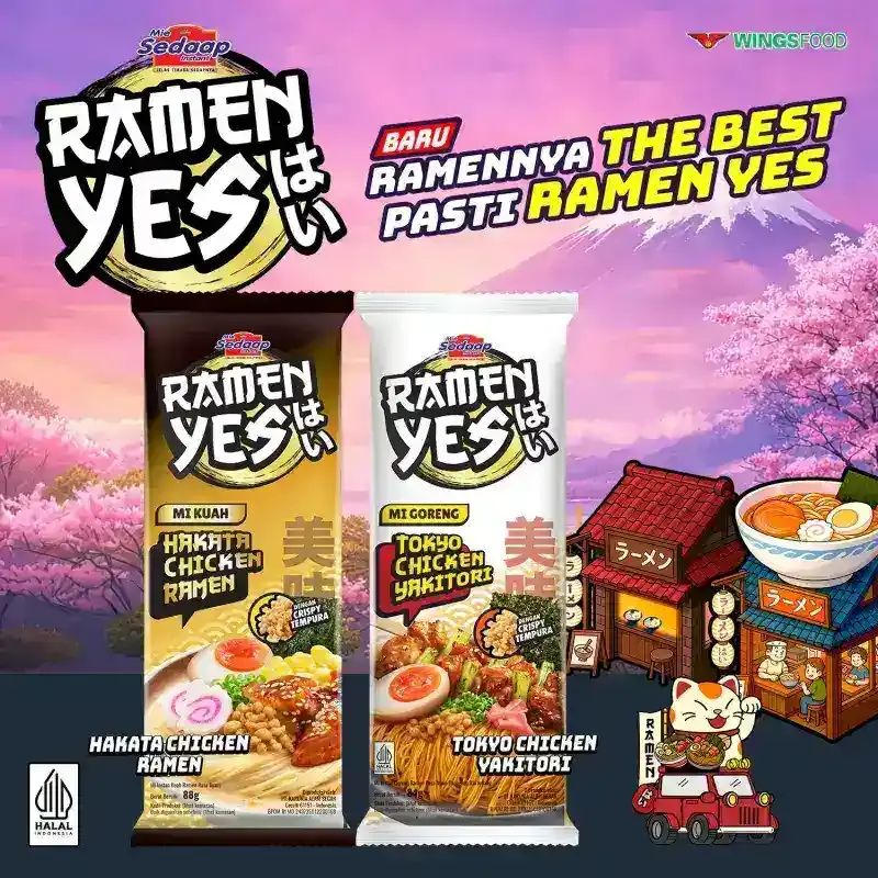 Promo Ramen Yes Rasa Hakata Chicken Ramen [88 Gr] Diskon 13% Di Seller ...