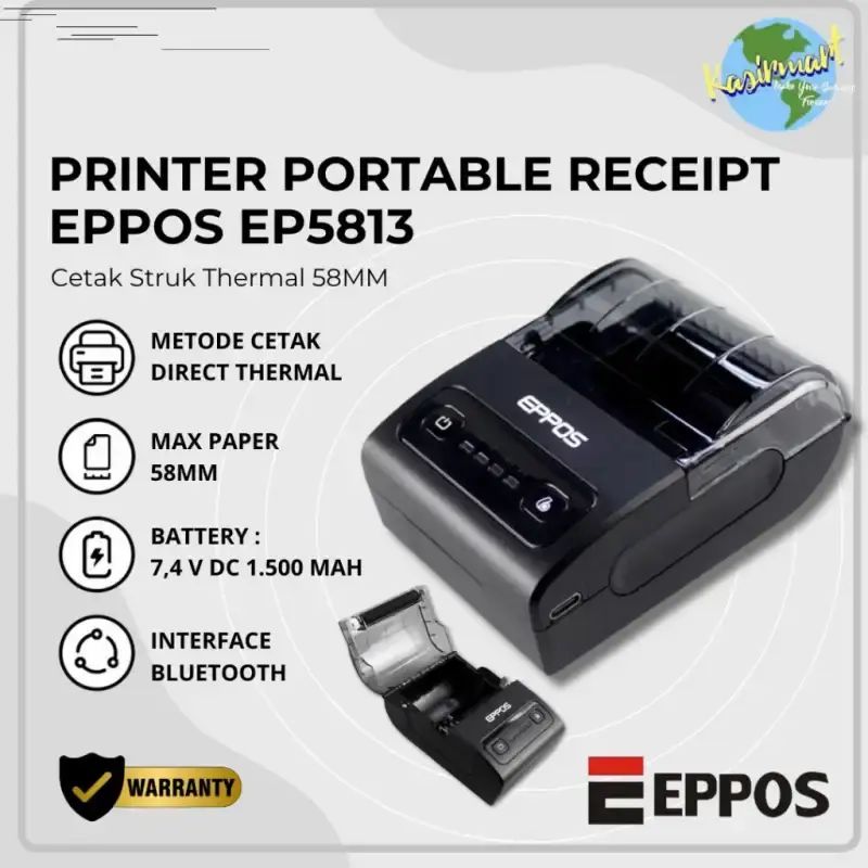 Printer Eppo's Rpp02 Jual Eppos Ep5813 Printer Cetak Struk Bluetooth Printer Thermal ...