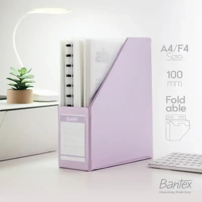 Jual Bantex Magazine File F4/folio (box File) 10cm - 4011 Warna-warni ...