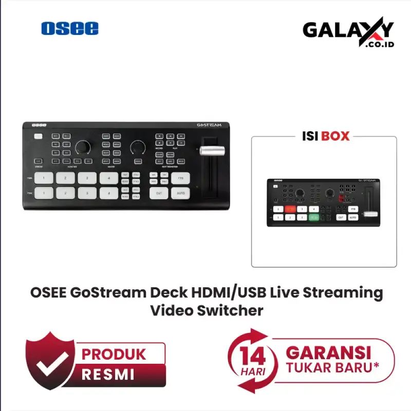 Jual Osee Gostream Deck Hdmi/usb Live Streaming Video Switcher Garansi ...