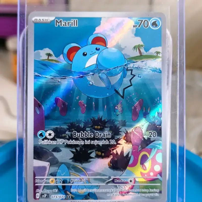Jual Kartu Pokmon Marill Ar 073/071 Sv1p Full Art Rare Hologram - Koleksi  / Display Di Seller Rarevault ID - Siamporik, Kab. Labuhan Batu Utara |  Blibli