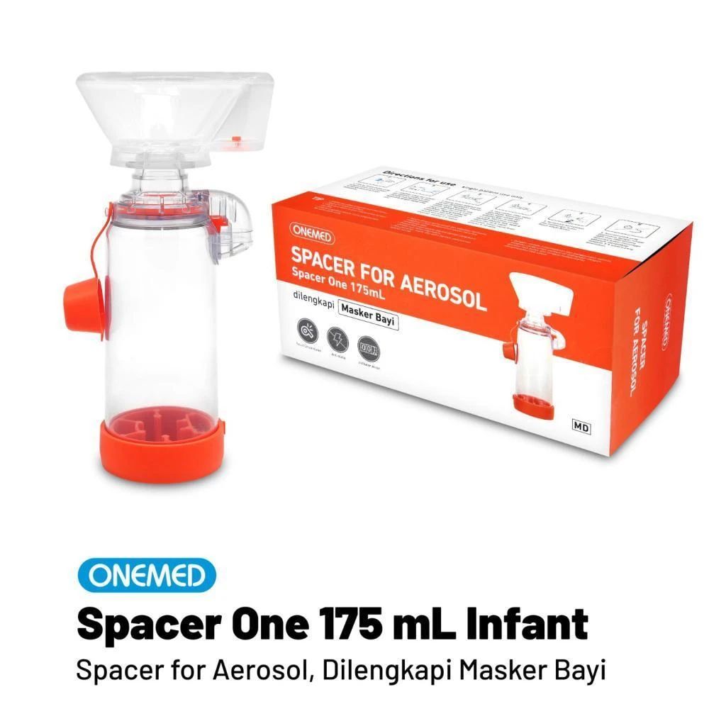 Promo [cod] Onemed Spacer For Aerosol 175ml Aerospacer Chamber Corong ...