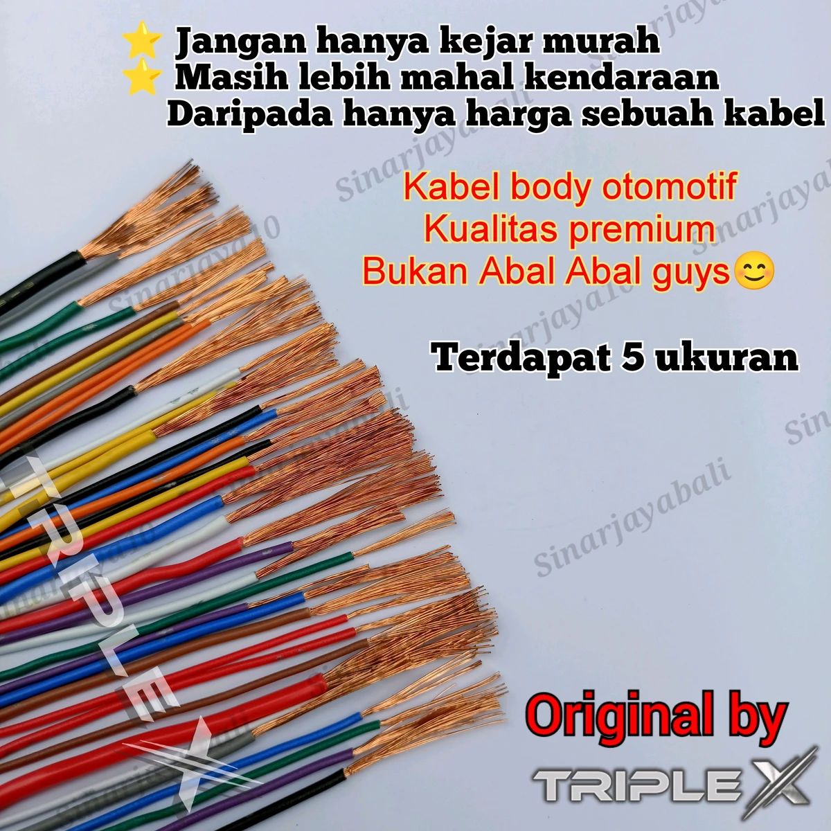 Jual Kabel Body Motor Mobil 3mm 3 Mm Otomotif Serabut Avs Avss ...