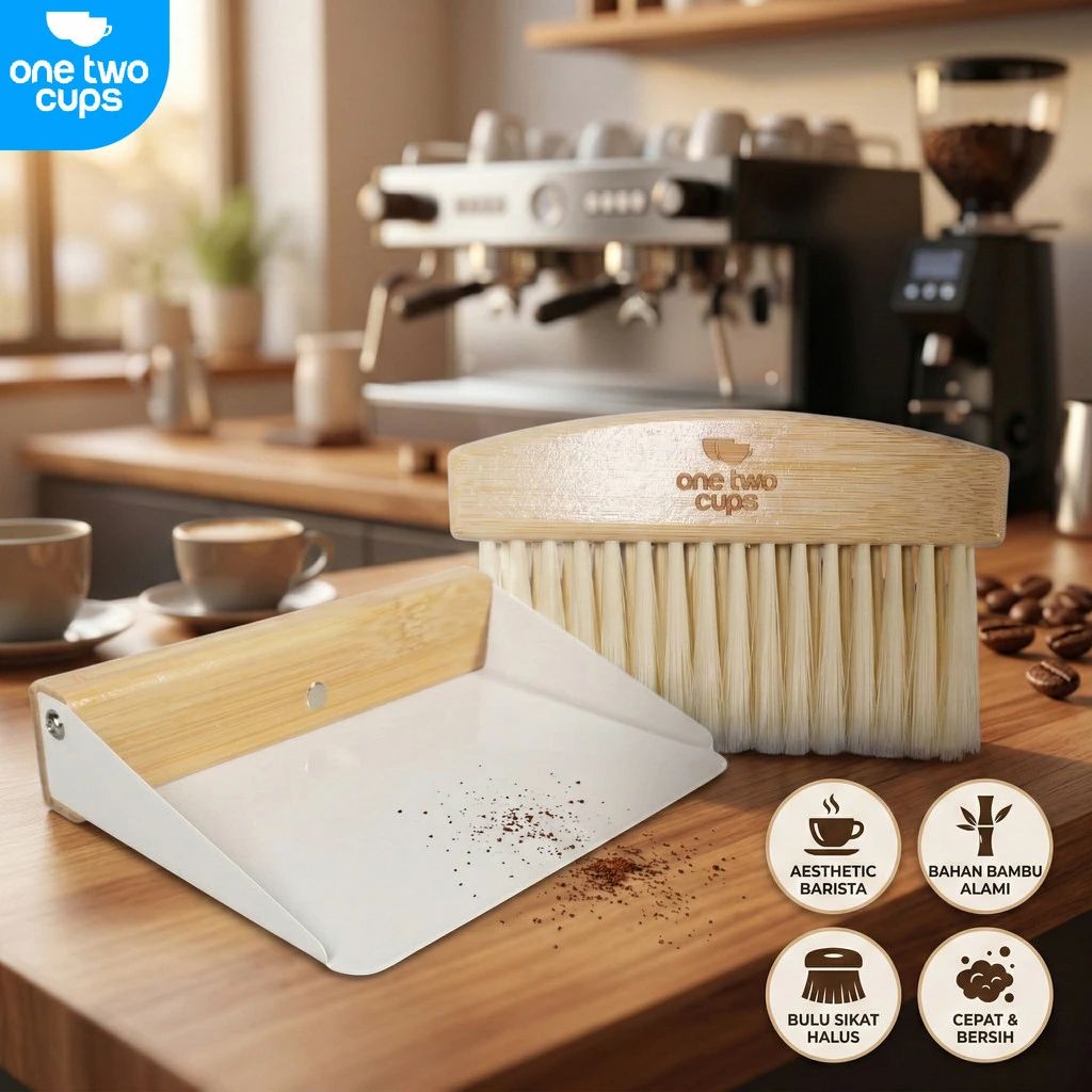 Dl Set Jual One Two Cups Set Alat Pembersih Bar Kopi Coffee Cleaning Brush Kit ...