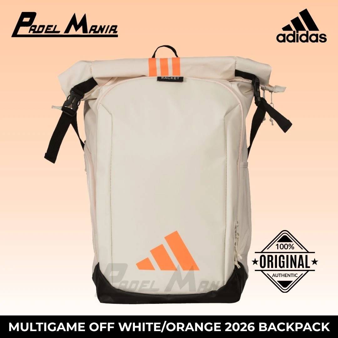 Jual adidas Multigame Off White/orange 2026 Backpack | Tas Ransel Padel ...