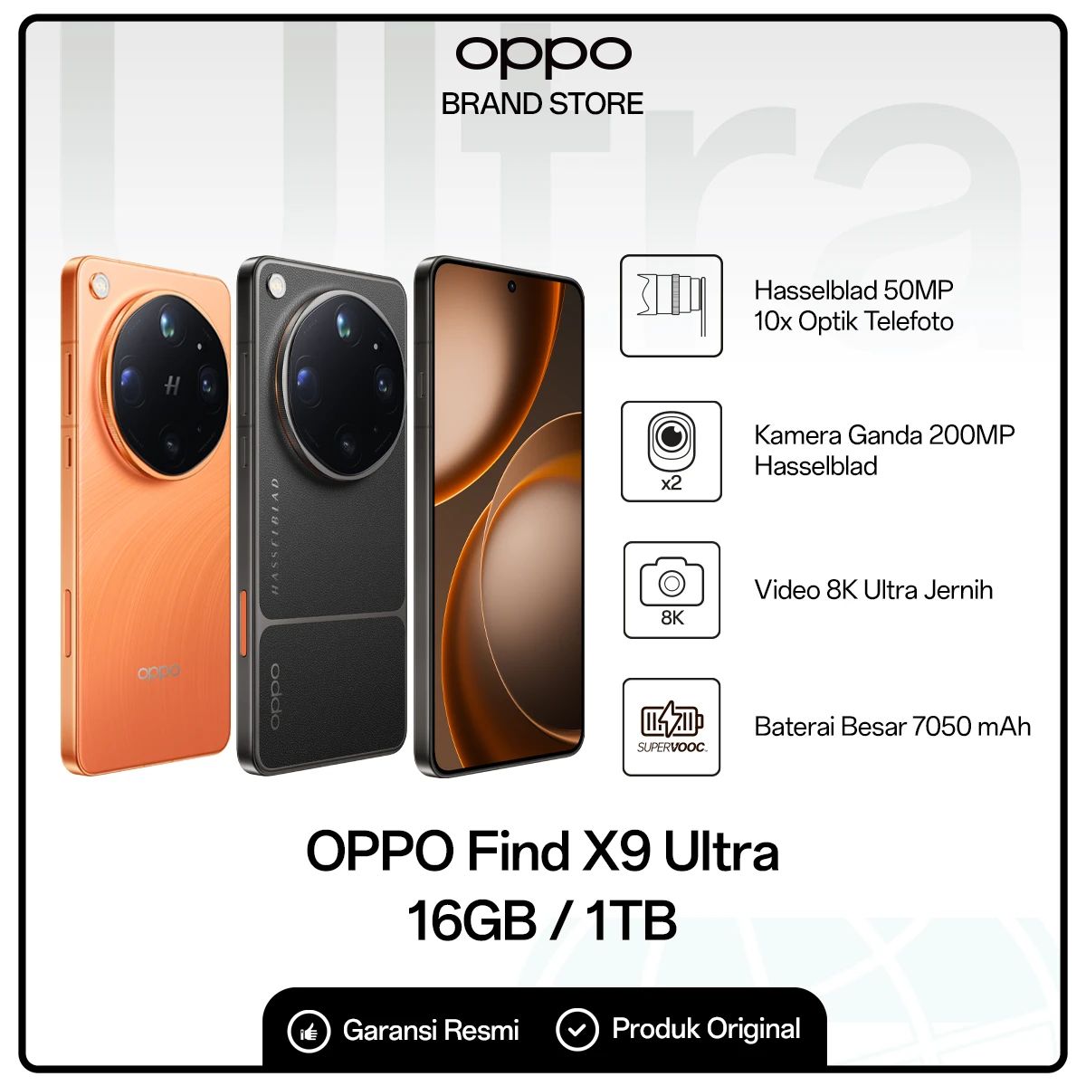 Jual OPPO Find X9 Ultra 16gb 1tb Di Seller OPPO Brand Store Sbs 