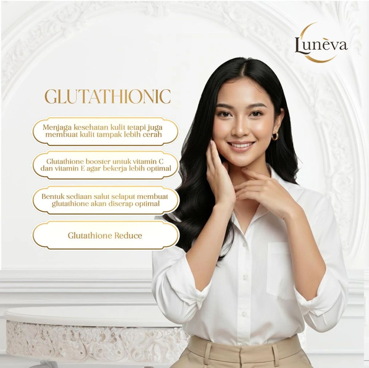glutathione untuk wajah BEST DEAL {Strip} Glutathionic | Glutathione + Vit C + Vit E | Membantu Jaga Kesehatan Kulit & Bantu Mencerahkan | BPOM & Halal