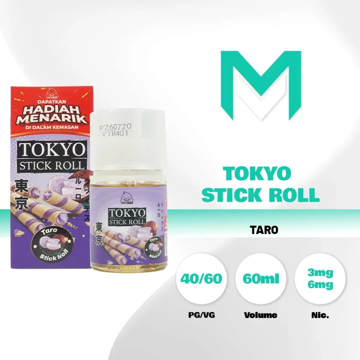 Vapor Rokok Jual Liquid Vape Vapor Tokyo Stick Roll Taro 60ml By Vape Zoo Di Seller ...