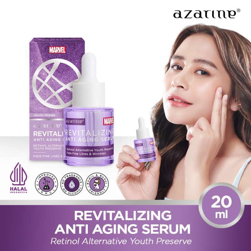 Jual Azarine Revitalizing Anti Aging Serum 20ml Azarine Azarin Marvel ...