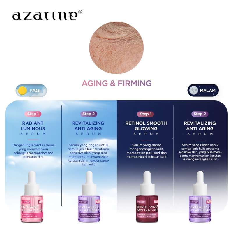 Jual Azarine Revitalizing Anti Aging Serum 20ml Azarine Azarin Marvel ...