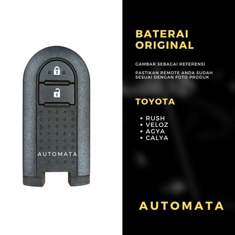 Jual Baterai Remote Kunci Mobil Toyota Avanza Rush Original Panasonic