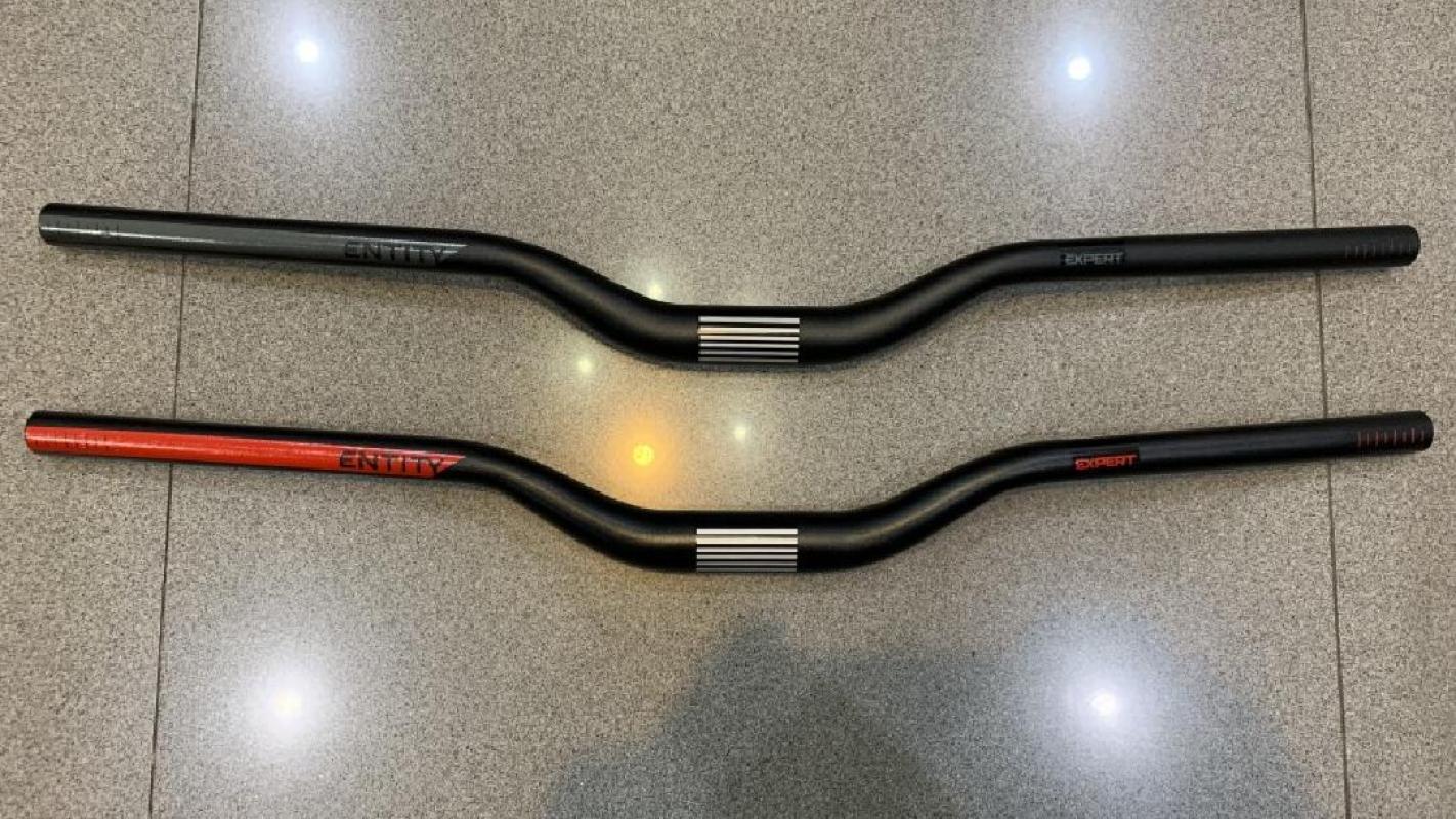 Handlebar Entity Expert Stang Sepeda MTB 31.8mm Alloy 700mm Rise 45