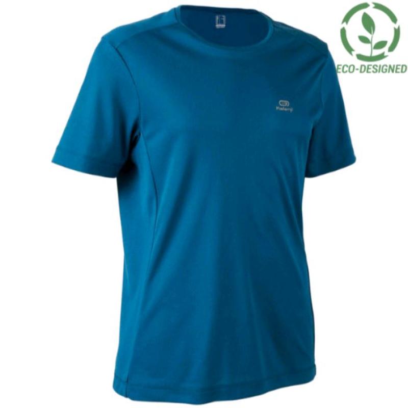 Decathlon Kalenji Kaos Lari Dryfit Pria Petrole biru 8519871 XS