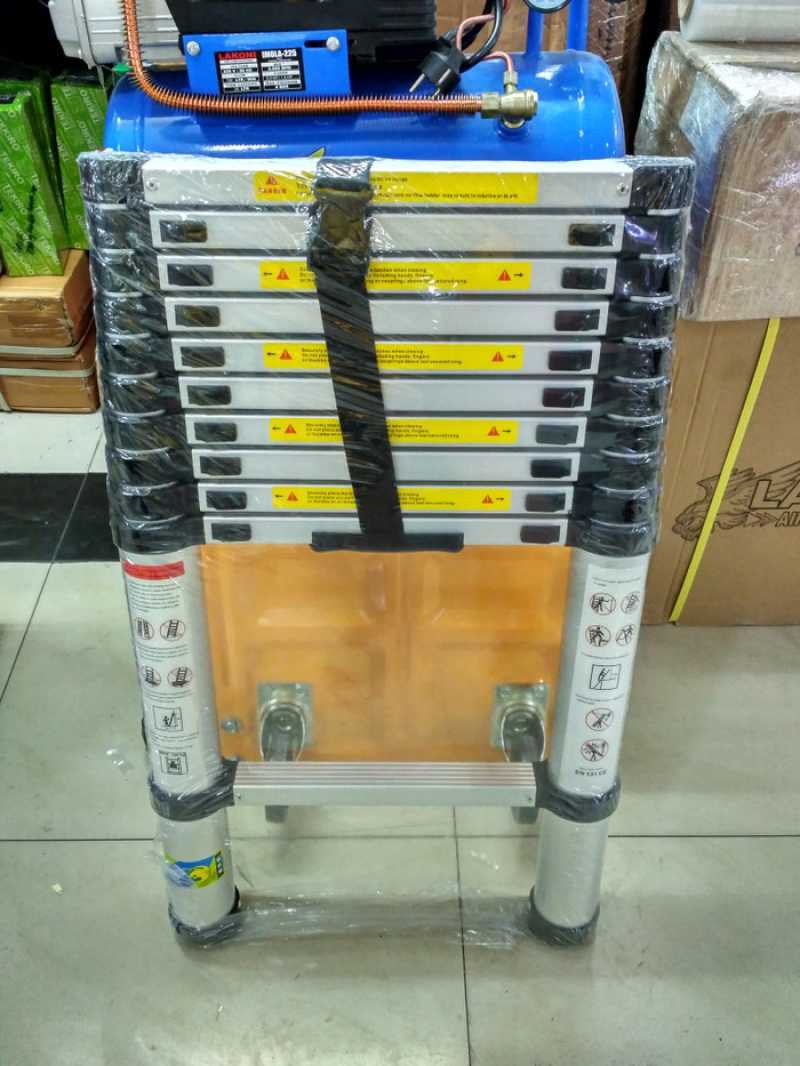 Jual Tangga Lipat Telescopic 4,4 Meter / Tangga Lipat Pln 4,4 Meter Di