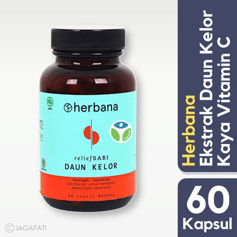 Promo Herbana Daun Kelor Ekstrak Vitamin C 60 Kapsul Diskon 23
