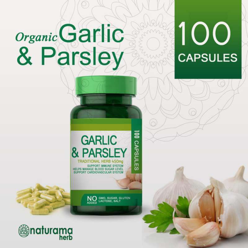 Jual Garlic Parsley 100 Capsules Multivariasi di Seller Faziya Store