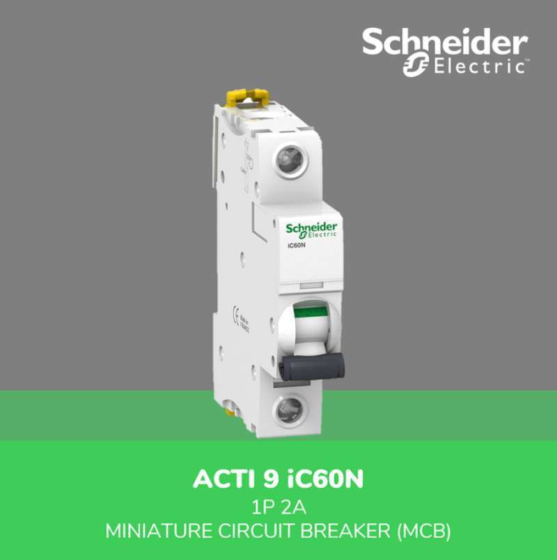 INTERRUPTOR AUTOMÁTICO MAGNETOTÉRMICO iC60N 1P N 1A CURVA-C